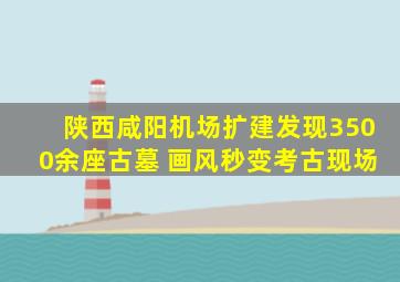 陕西咸阳机场扩建发现3500余座古墓 画风秒变考古现场